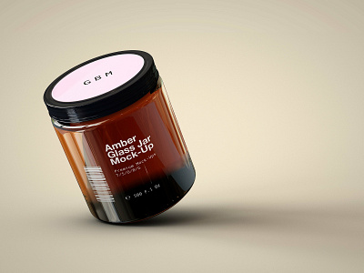 Amber Glass Jar Mock-Up branding design glass glass jar glass jar mock up glass mockup glass mockups jar jar mock up jar mockup mock up mockup mockup set mockups package package mockup packaging presentation psd template