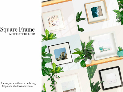 Square frame mockup creator branding colorful elegant floral flowers frame frame mockup creator frames instagram mock up mockup mockup creator mockup set mockups modern scene generator shadow square frame square frame mockup template