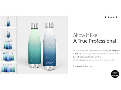 Download Stainless Steel Water Bottle Mockup By Mockup5 On Dribbble