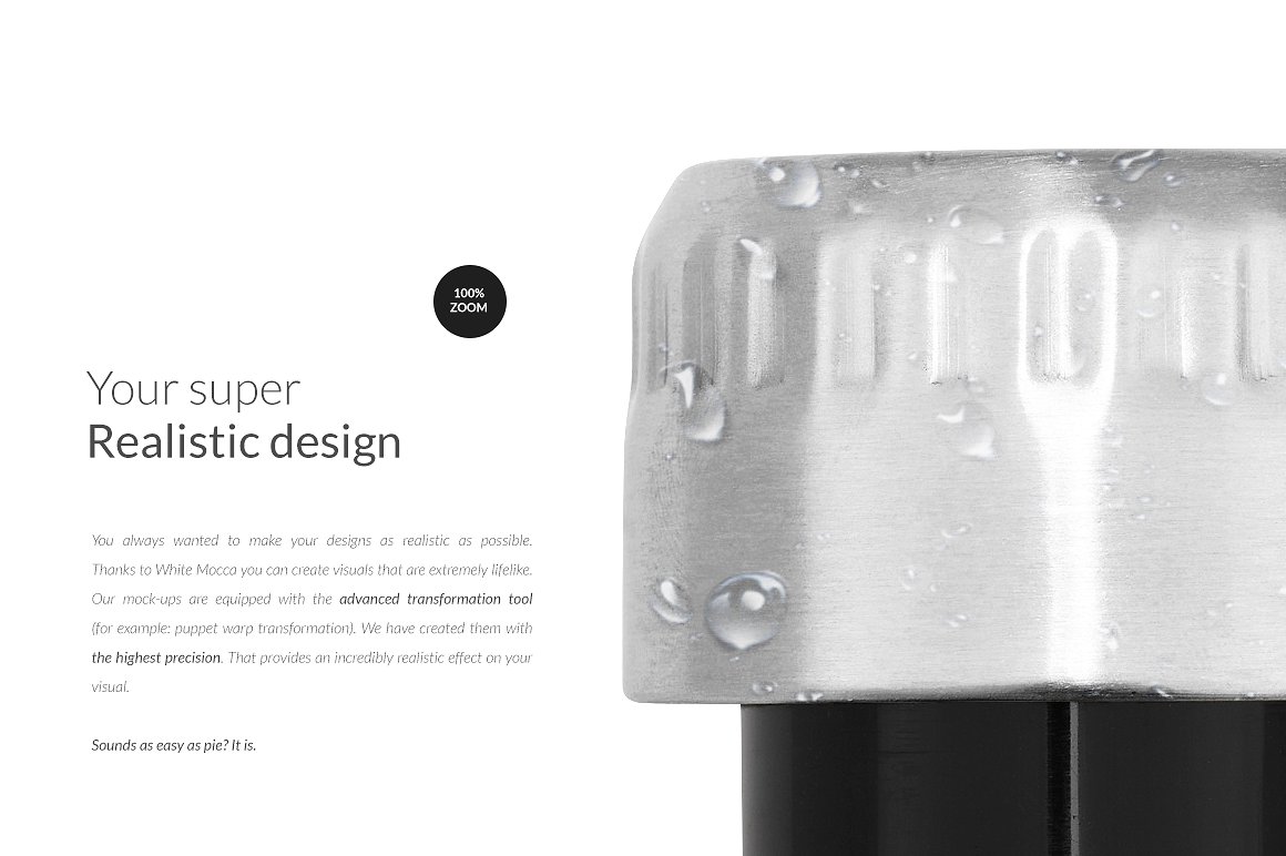 Download Stainless Steel Water Bottle Mockup by Mockup5 on Dribbble