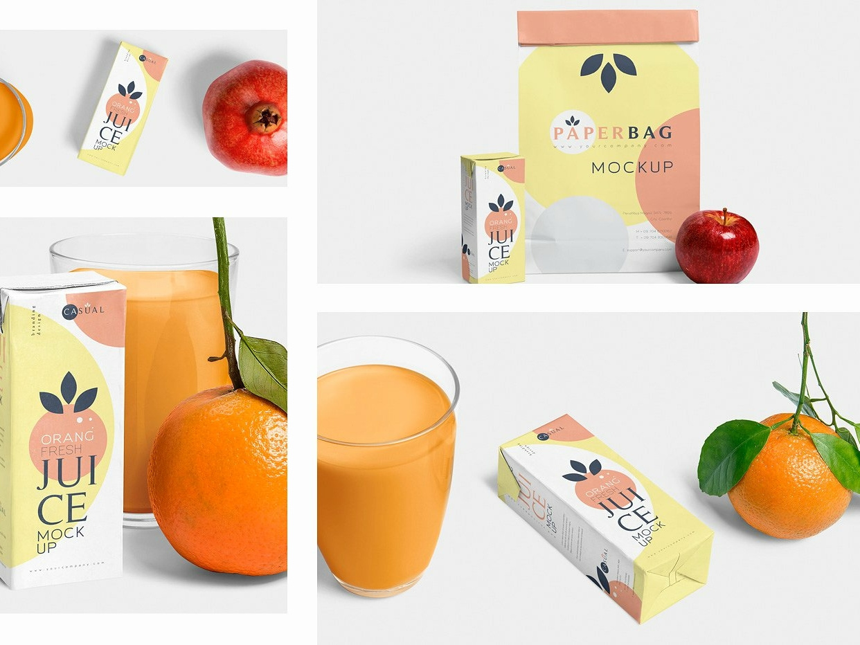 Download Juice Box Mockups by Mockup5 on Dribbble