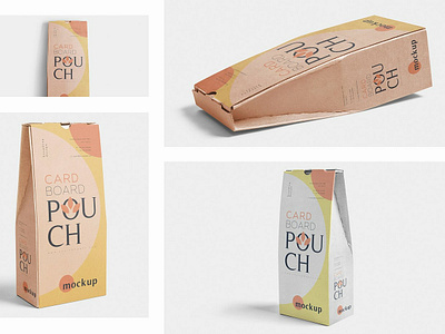 Cardboard Pouch Mockups branding cardboard cardboard mockup cardboard mockups cardboard pouch cardboard pouch mockup cardboard pouch mockups mock up mockup mockups package package mockup packaging packaging mockups pouch pouch mockup pouch mockups