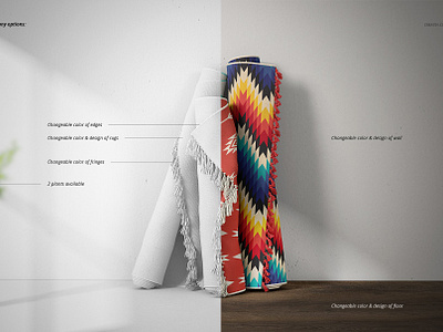 Download Fringed Rugs Mockup Set By Mockup5 On Dribbble