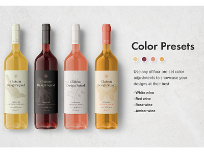 Download Wine Bottle Mockup Set By Mockup5 On Dribbble