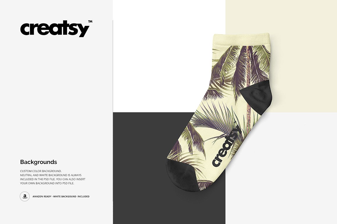 sock design template photoshop