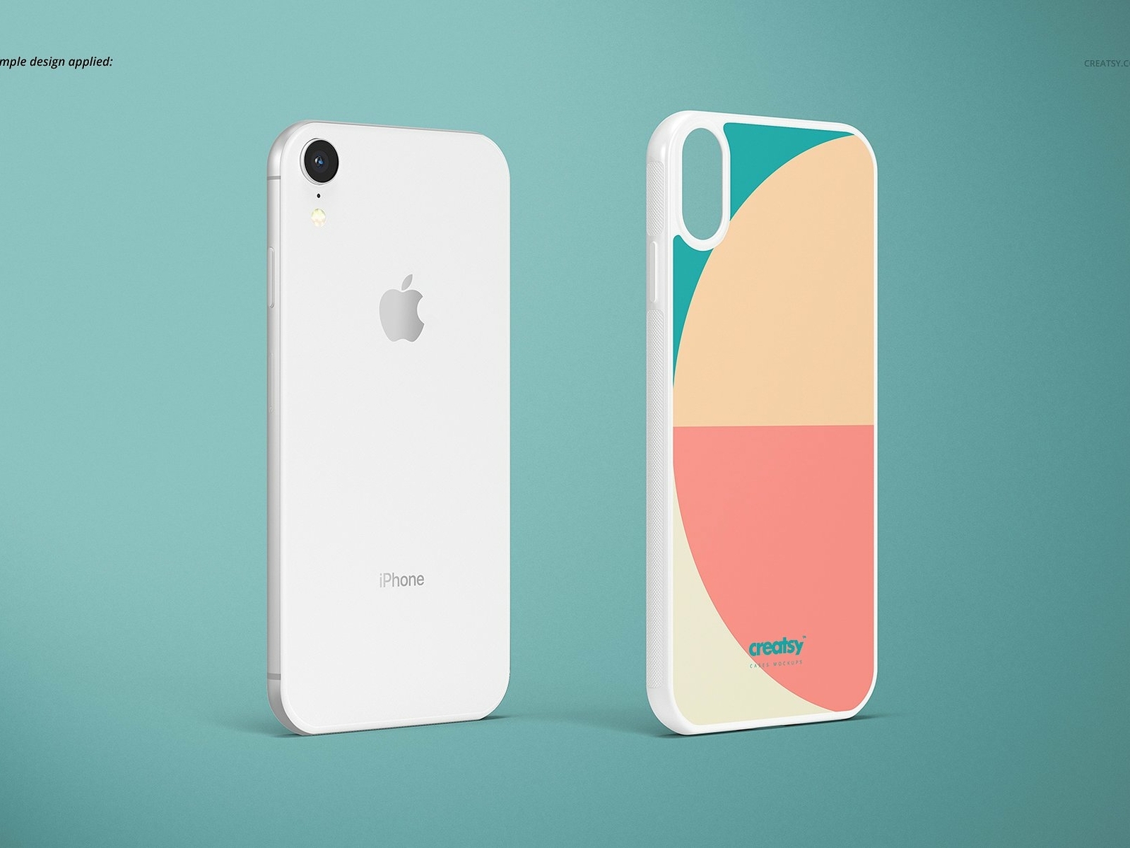Download iPhone XR 2D Case (white) Mockup Set by Mockup5 on Dribbble