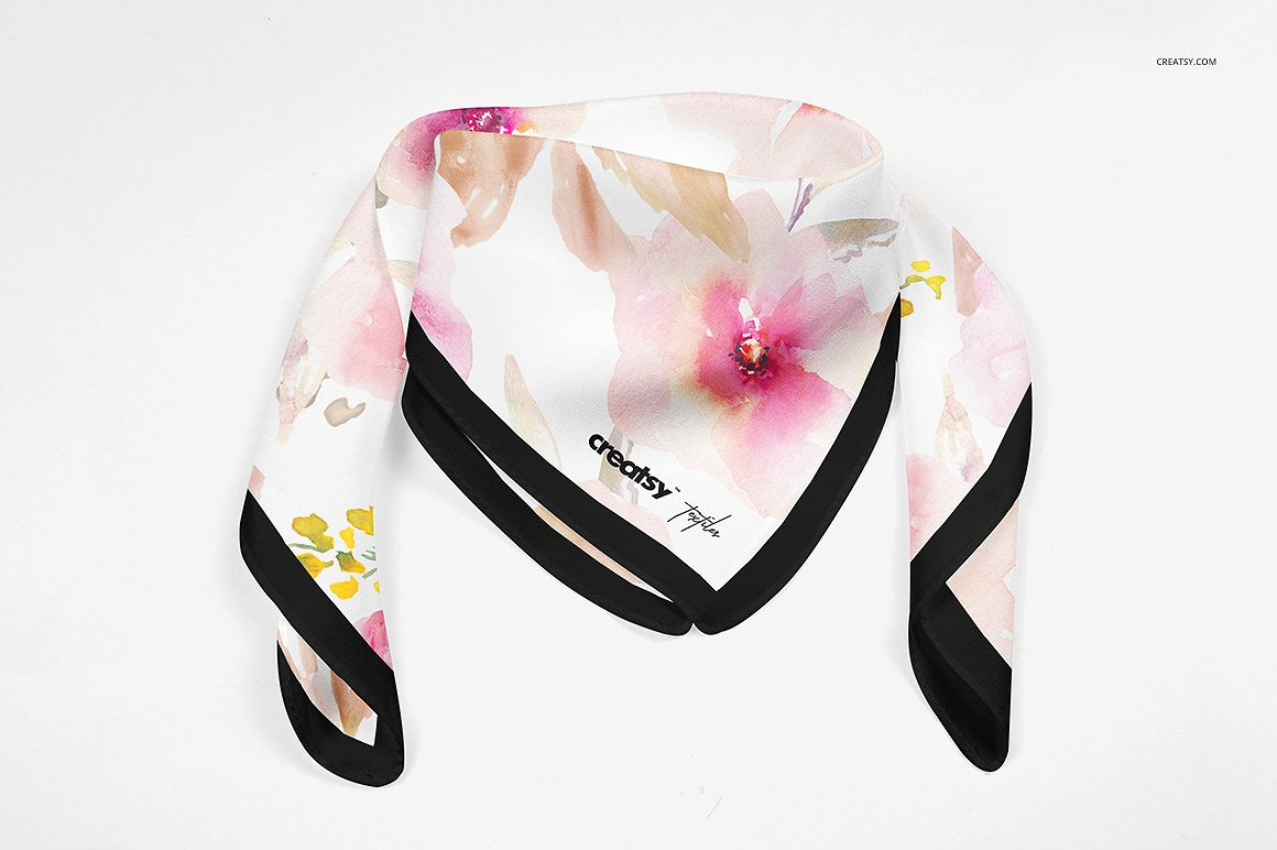 Download Silk Scarf Mockup Set by Mockup5 on Dribbble