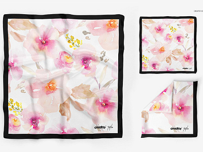 Download Silk Scarf Mockup Set by Mockup5 on Dribbble