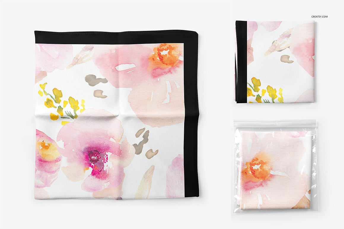 Download Silk Scarf Mockup Set by Mockup5 on Dribbble