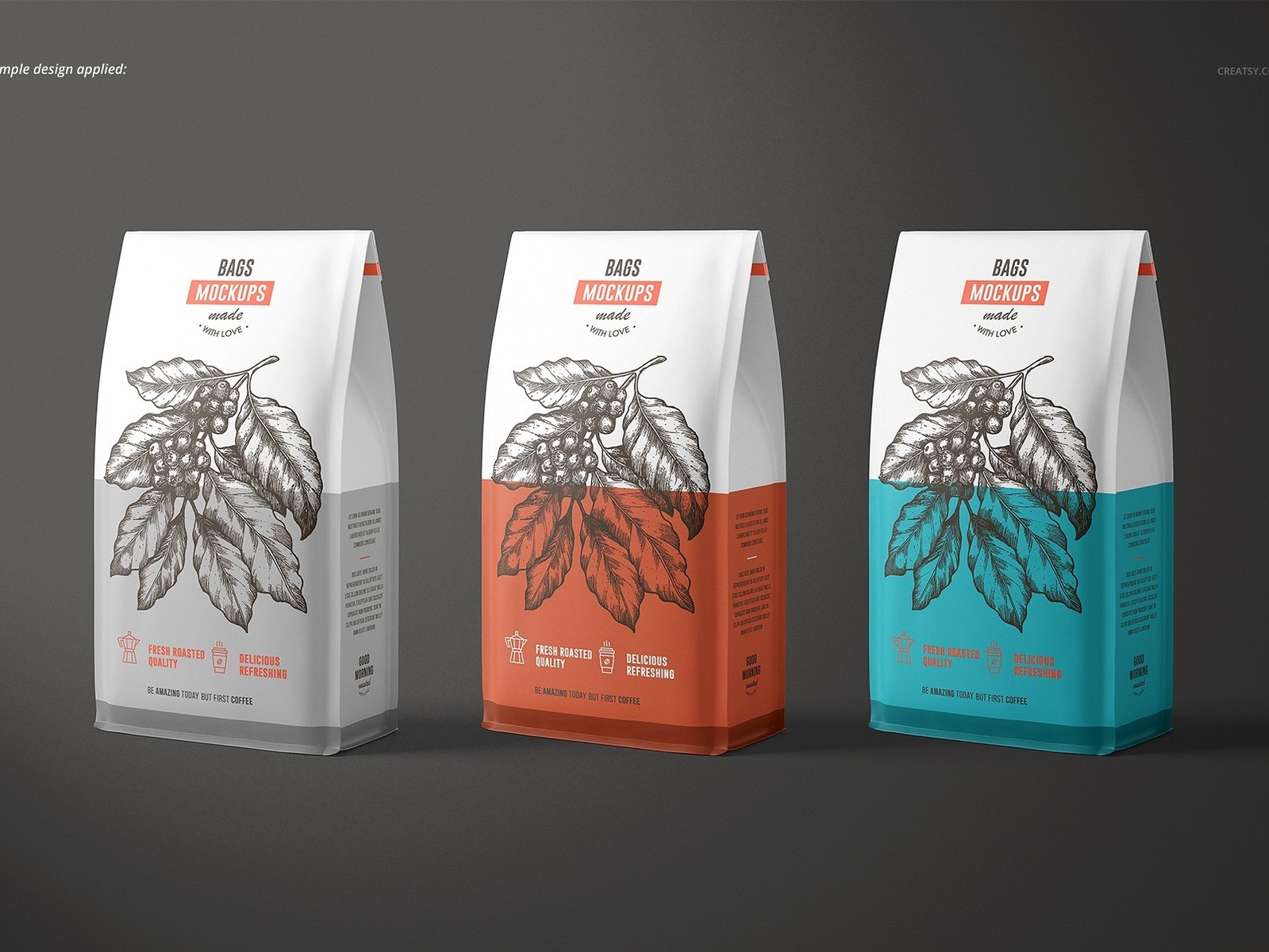 Download Paper Coffee Bag Mockup Set By Mockup5 On Dribbble