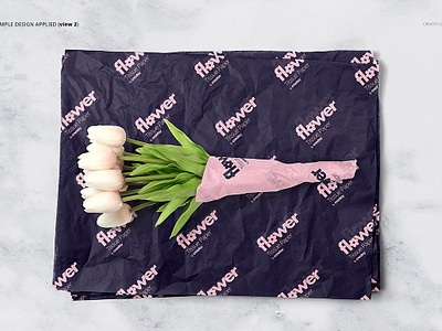 Download Flower Wrapping Paper Mockup Set By Mockup5 On Dribbble