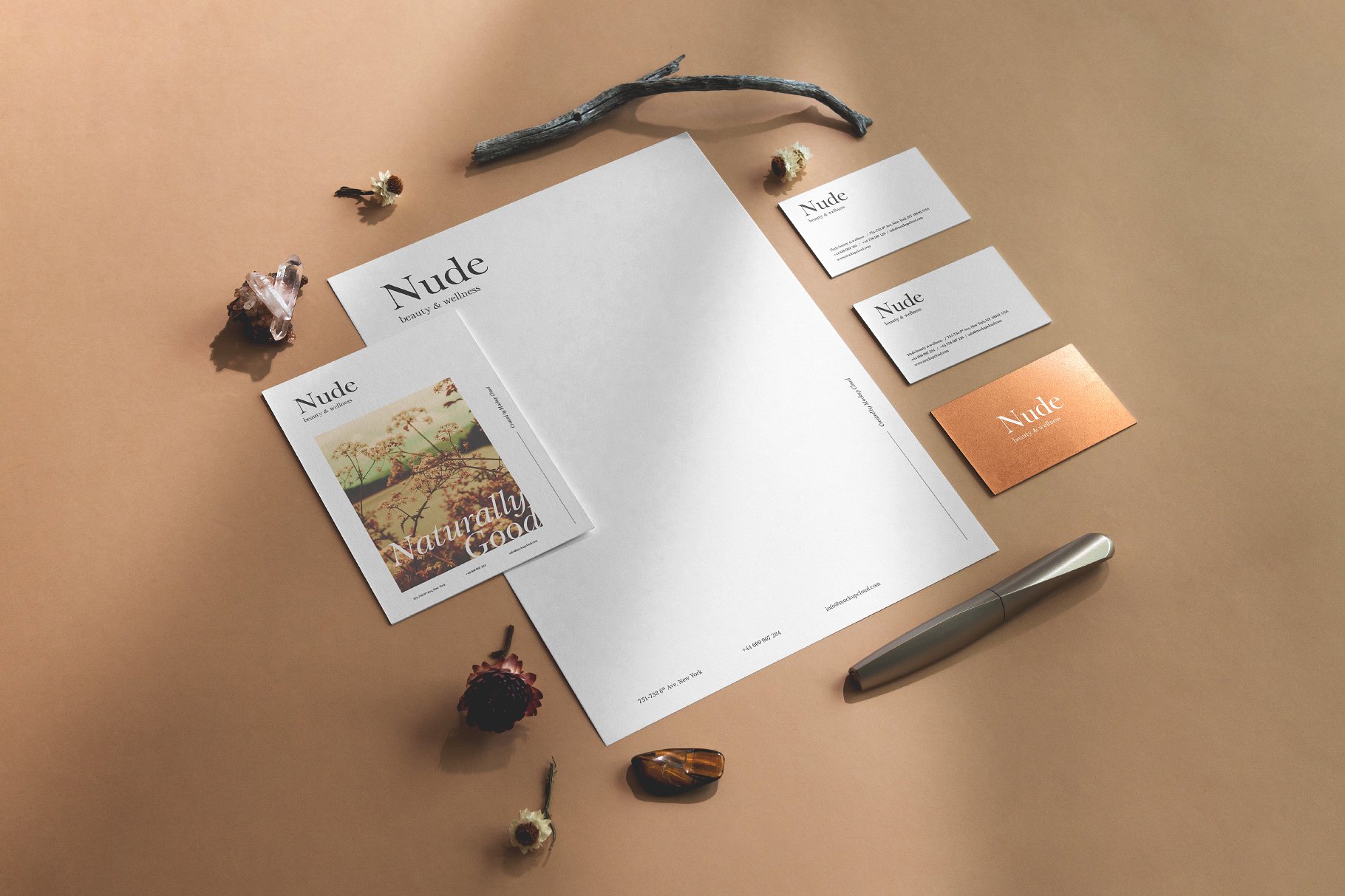 Nude Branding Mockup By Mockup On Dribbble