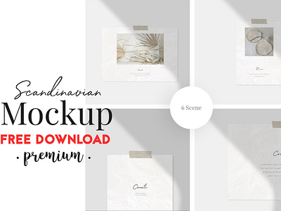 Free Premium Download - Scandinavian Mockup branding design fashion free free download free premium download freebie minimal minimalism mock up mockup mockups print print design scandinavian scandinavian mockup scandinavian mockups style template white