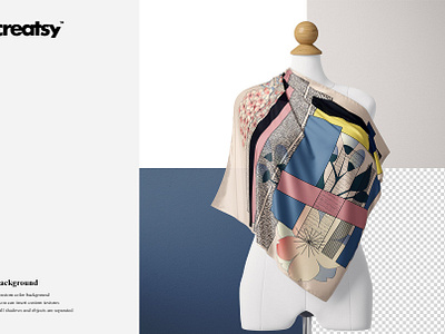 Download Silk Scarf 3 Mockup Ff V 9 Part 72 By Mockup5 On Dribbble