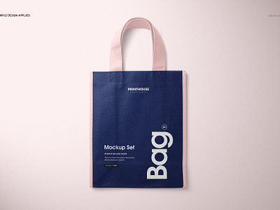 Download Non-Woven Tote Bag Mockup Set by Mockup5 on Dribbble