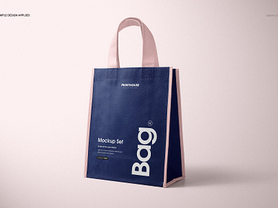 Non-Woven Tote Bag Mockup Set by Mockup5 on Dribbble