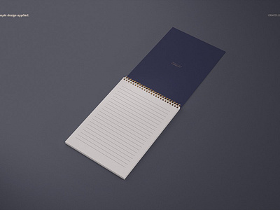 Download A4 Vertical Spiral Notebook Mockup by Mockup5 on Dribbble