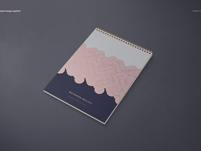 Download A4 Vertical Spiral Notebook Mockup by Mockup5 on Dribbble