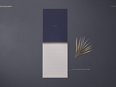 Download A4 Vertical Spiral Notebook Mockup by Mockup5 on Dribbble