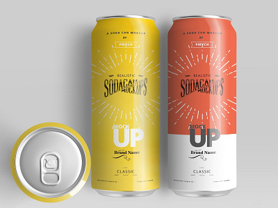 Download Can Mockups By Mockup5 On Dribbble