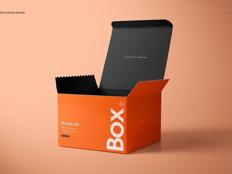 Download Chipboard Gloss Gift Box Mockup Set by Mockup5 on Dribbble