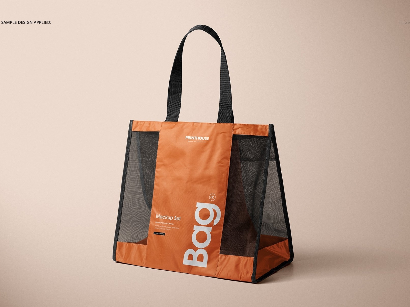 Download Mesh Shopping Tote Bag Mockup Set by Mockup5 on Dribbble