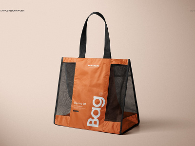 Mesh Shopping Tote Bag Mockup Set bag bag mockup bag mockups branding design mock up mockup mockup set mockups package packaging psd shopping shopping bag shopping mockup shopping tote bag template tote tote bag tote bag mockup