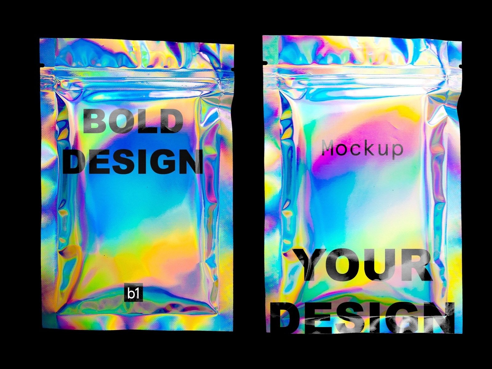 Download Holo Holographic Pack Mockup By Mockup5 On Dribbble