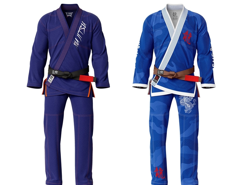 Download Brazilian Jiu Jitsu Uniform BJJ GI by Mockup5 on Dribbble