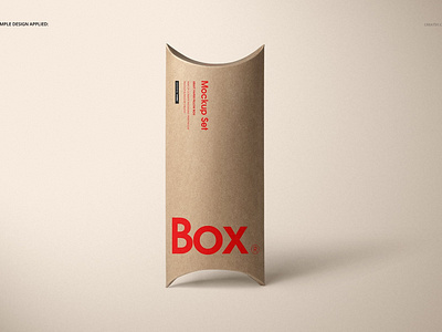 Kraft Paper Pillow Box Mockup Set box box mockup box mockups branding design kraft paper kraft paper box mock up mockup mockup set mockups package packaging paper paper pillow paper pillow box pillow box pillow box mockup pillow mockup template