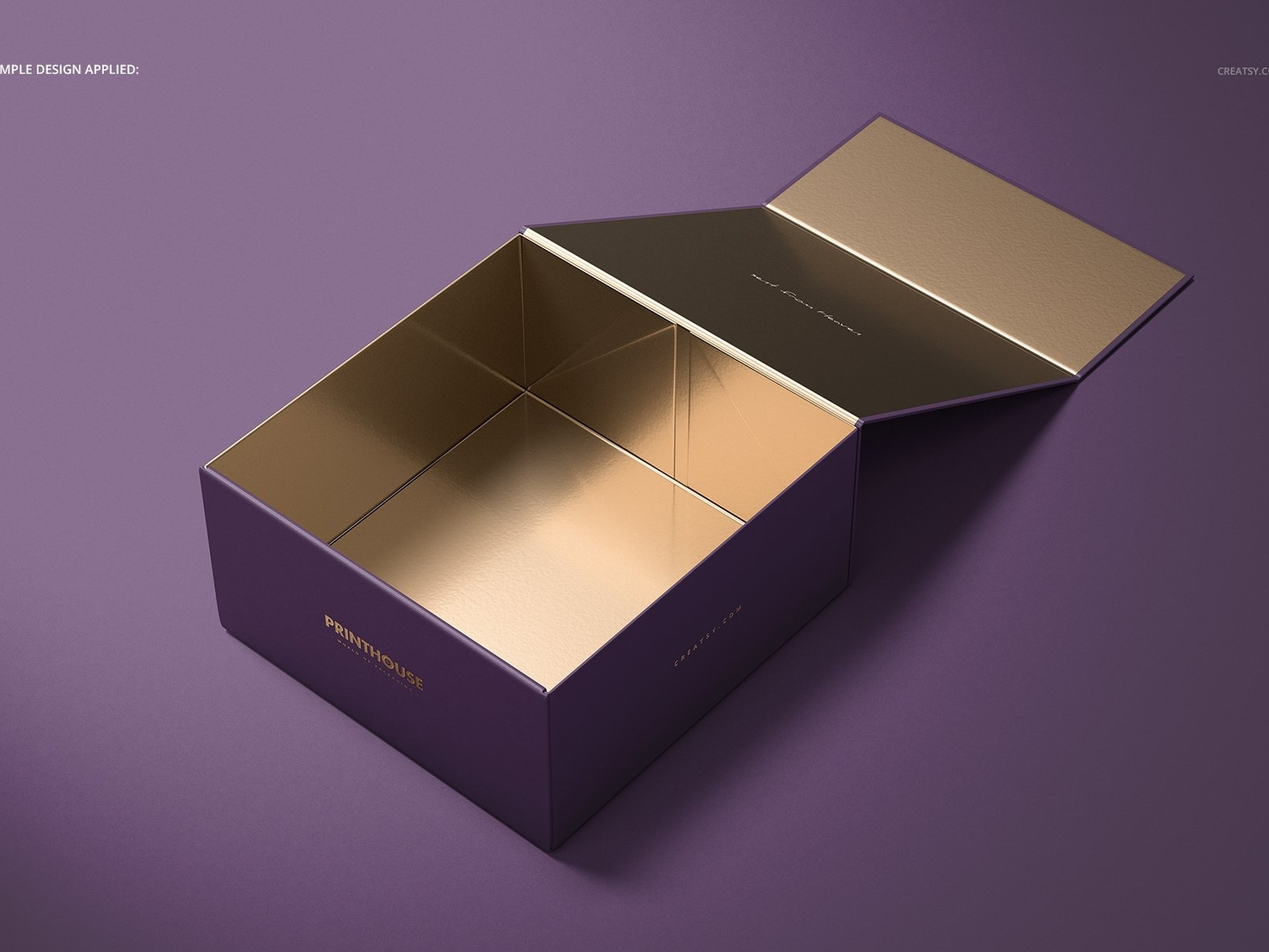 Magnetic gift box mockup free information