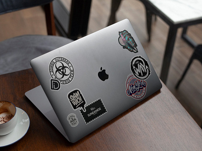 Download Macbook Skin Mock Up By Mockup5 On Dribbble