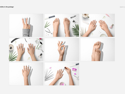 Download Nails Mockup Set By Mockup5 On Dribbble