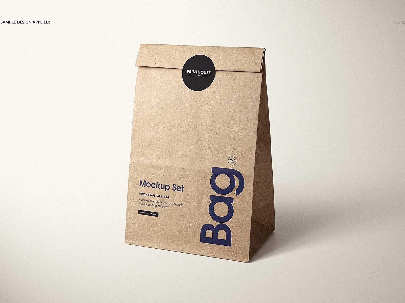 Download Lunch Kraft Paper Bag Mockup Set by Mockup5 on Dribbble