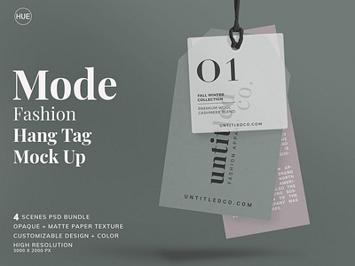 Download Mode Fashion Hang Tag Mock Up By Mockup5 On Dribbble