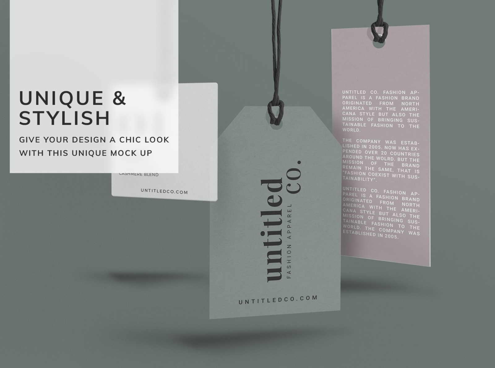 Mode-Fashion Hang Tag Mock Up by Mockup5 on Dribbble