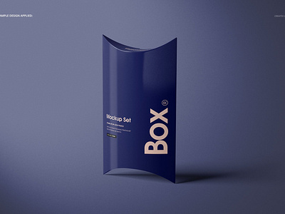 Pillow Box Mockup Set (02) box box mockup box mockups boxes boxes mockup branding gift kraft mockup mockup set package package mockup packaging packaging mockup pillow pillow box pillow box mockup pillow box mockups pillow mockup plastic