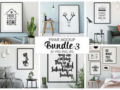 Download Frame Mockup Bundle Vol 3 By Mockup5 On Dribbble