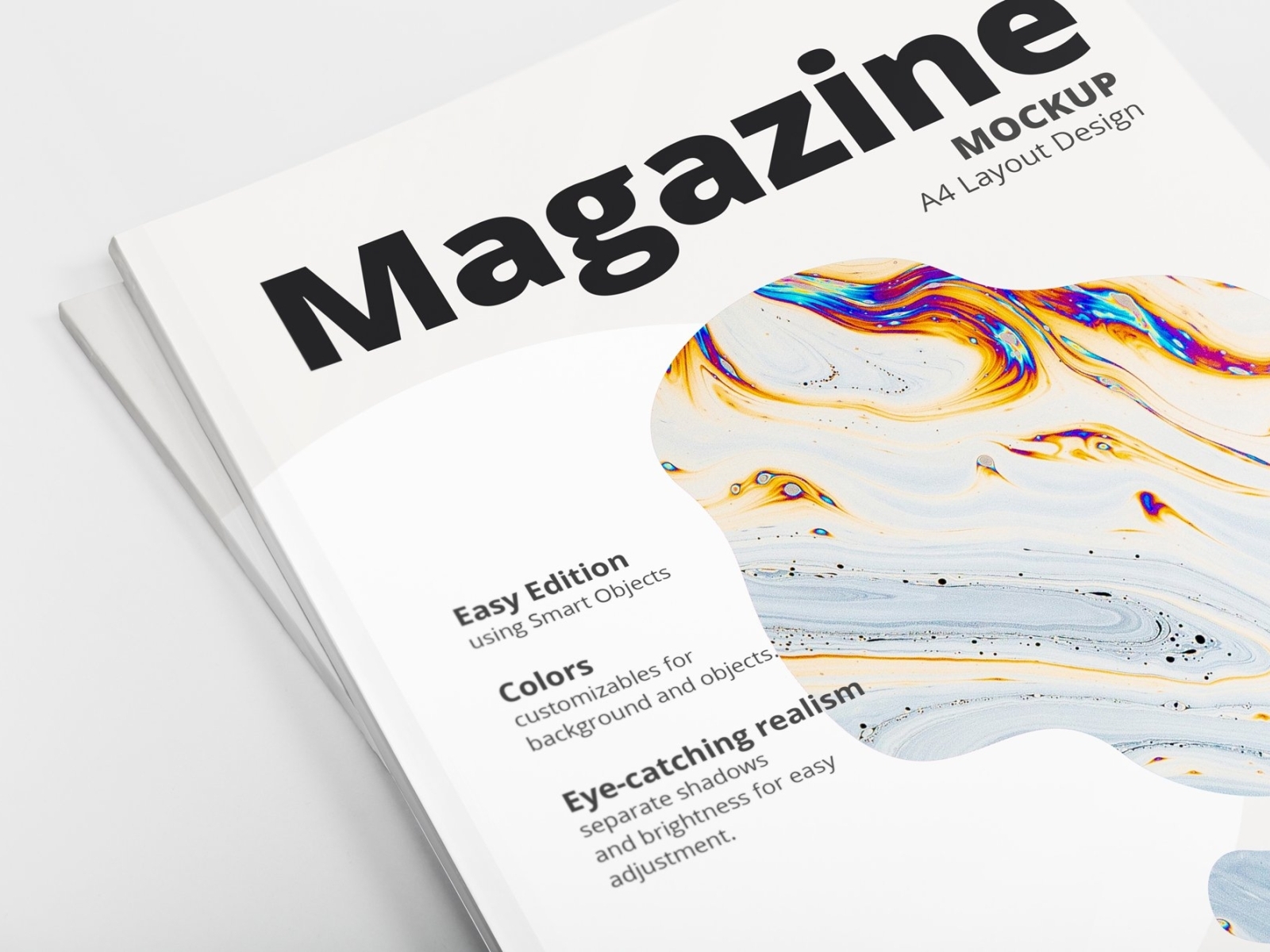 Download A4 Magazine Mockup Pack By Mockup5 On Dribbble PSD Mockup Templates