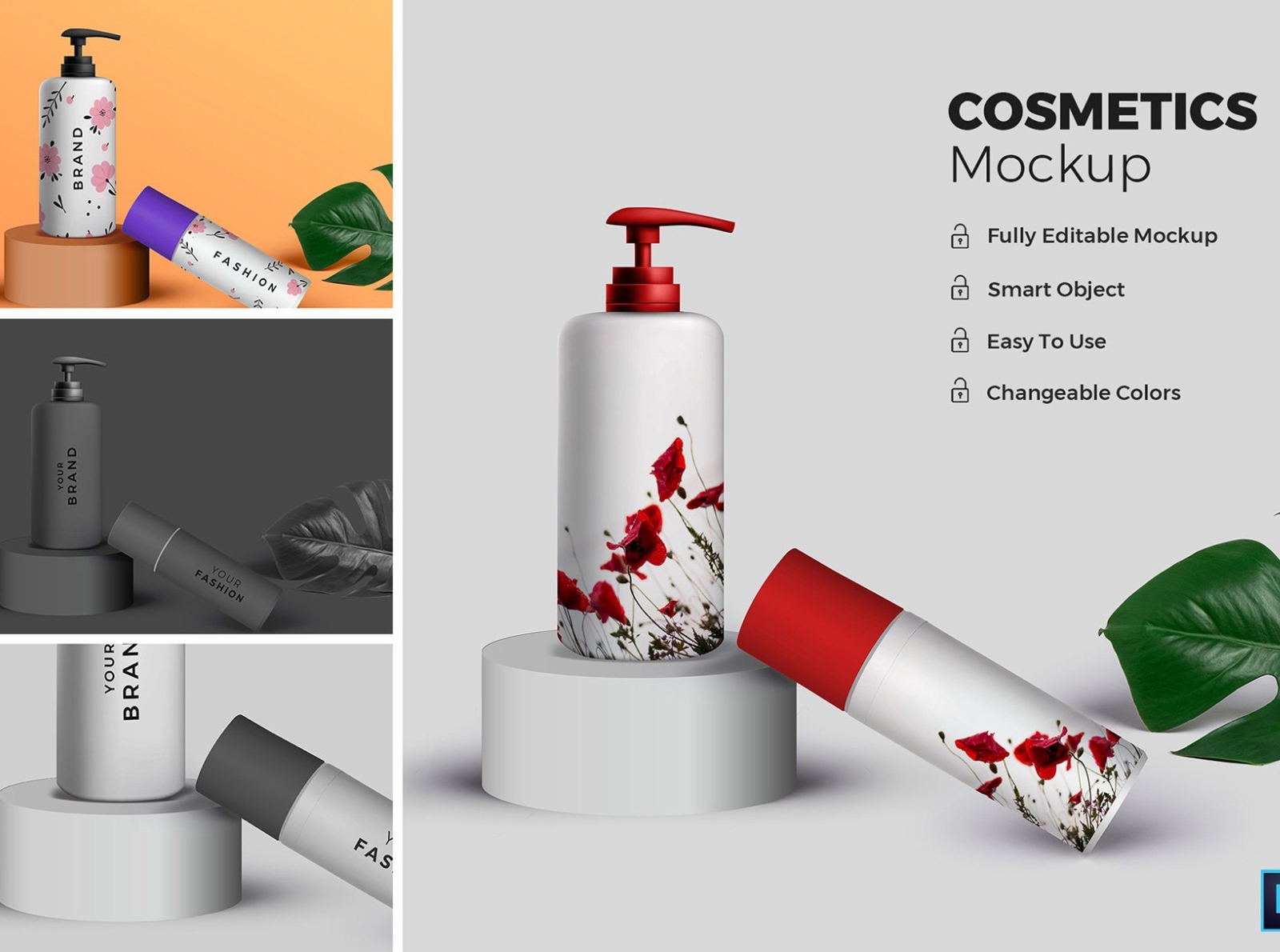Download Cosmetic Mockup by Mockup5 on Dribbble