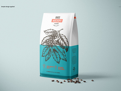 Download Coffee Bag Mockup Designs Themes Templates And Downloadable Graphic Elements On Dribbble 3D SVG Files Ideas | SVG, Paper Crafts, SVG File