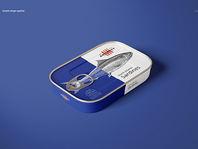 Download Sardine Fish Tin Can Mockup Set By Mockup5 On Dribbble