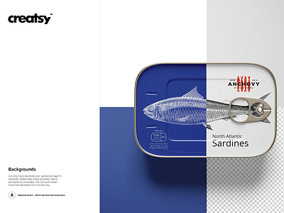 Download Sardine Fish Tin Can Mockup Set By Mockup5 On Dribbble