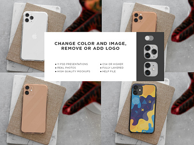 Iphone 11 Pro Clear Case Mock Up By Mockup5 On Dribbble