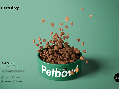 Pet Bowl Mockup Set bowl bowl mockup bowl mockups bowls candy cat cats container design dog food mock up mockup mockups pet bowl pet bowl mockup pet bowl mockups plastic psd template