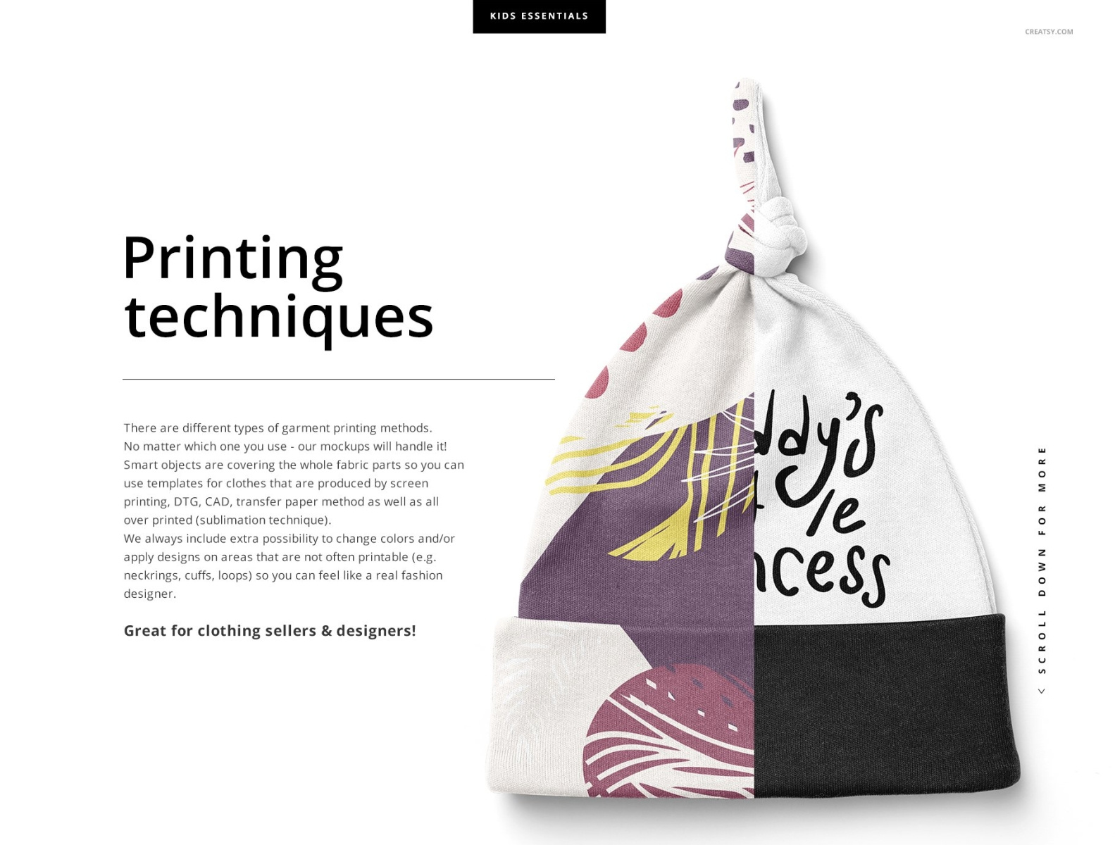 Baby Knotted Hat Mockup Set by Mockup5 on Dribbble