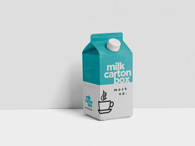 Download Juice Milk Mockup 500ml Carton By Mockup5 On Dribbble