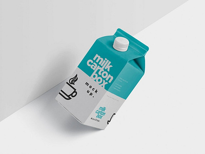 Download Juice Milk Mockup 500ml Carton By Mockup5 On Dribbble