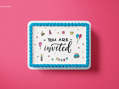 Download Edible Cake Topper Mockup Set By Mockup5 On Dribbble