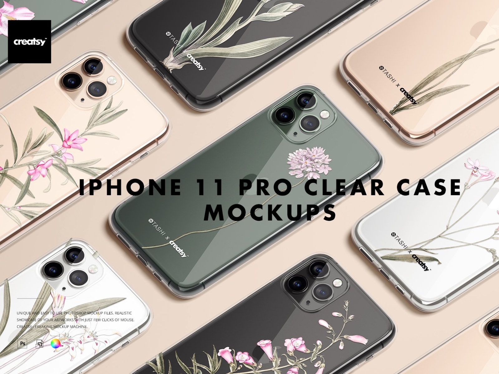 Download iPhone 11 Pro Clear Case Mockup Set by Mockup5 on Dribbble